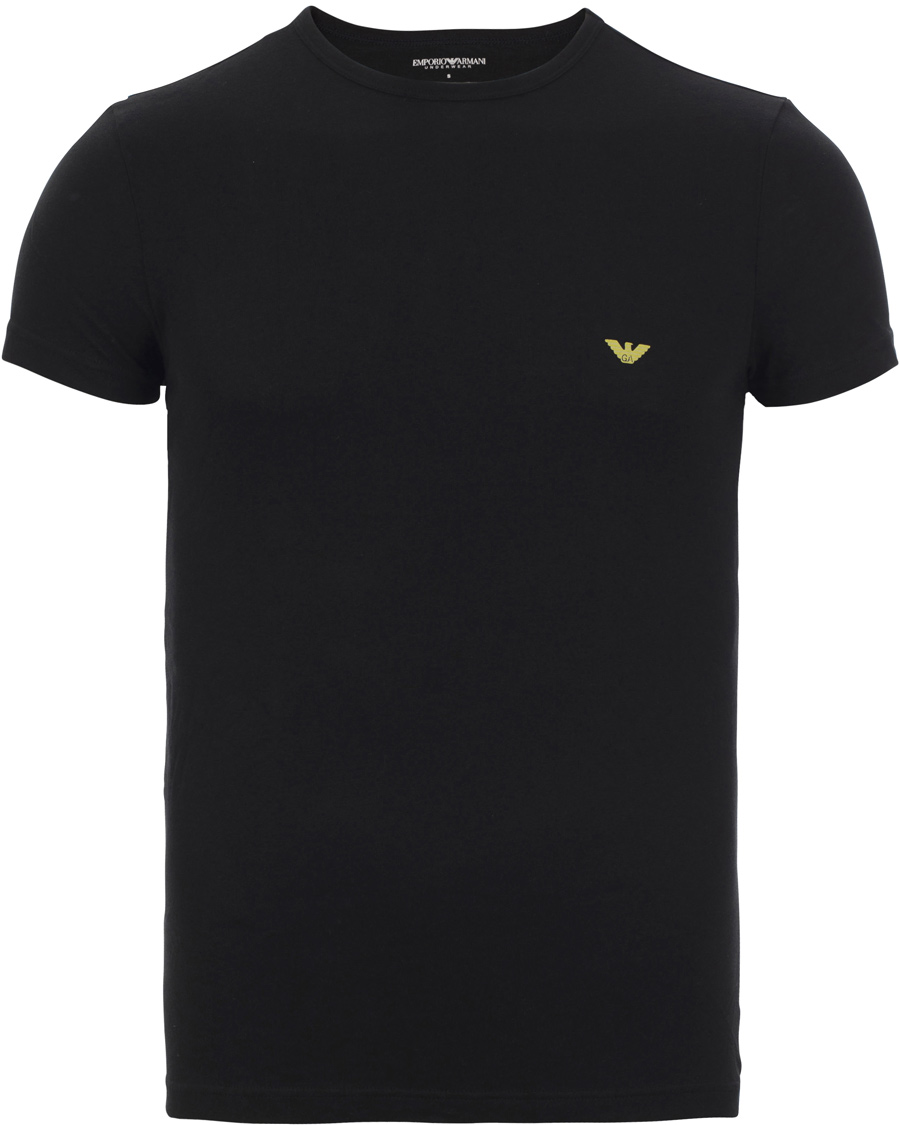 Herre | T-Shirts | Emporio Armani | 2-Pack T-shirt Regular Fit White/Black