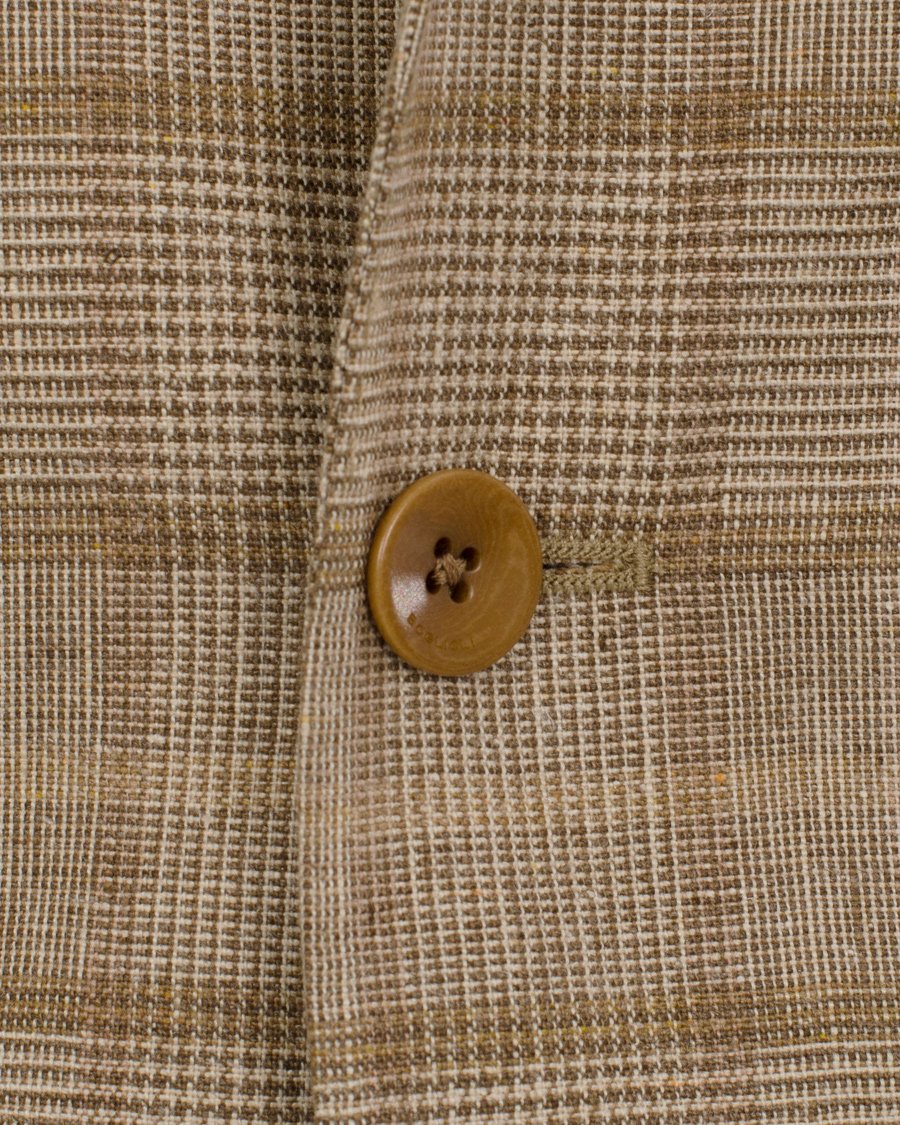 Herre | Blazere & jakker | Boglioli | Dover Patch Pocket Prince Of Wales Blazer Beige