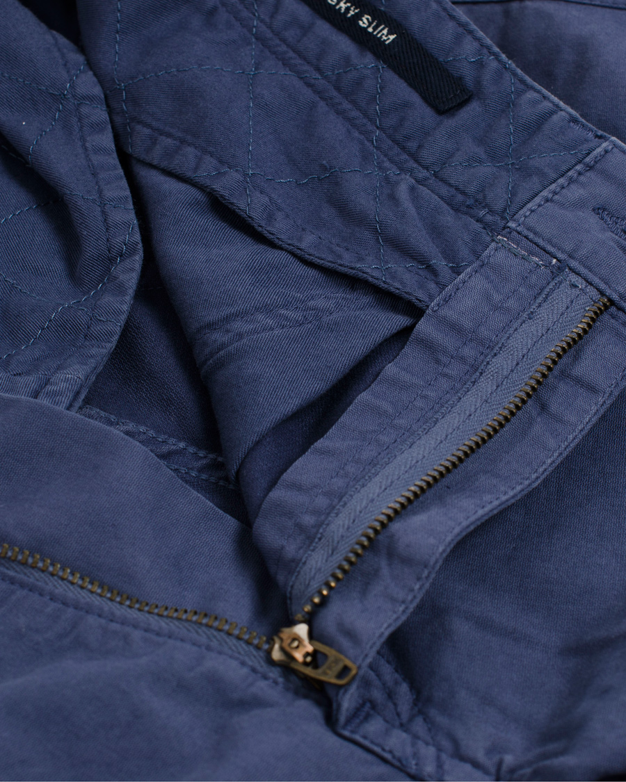 Herre | Bukser | Incotex | 5-Pocket Stretch Pant Blue