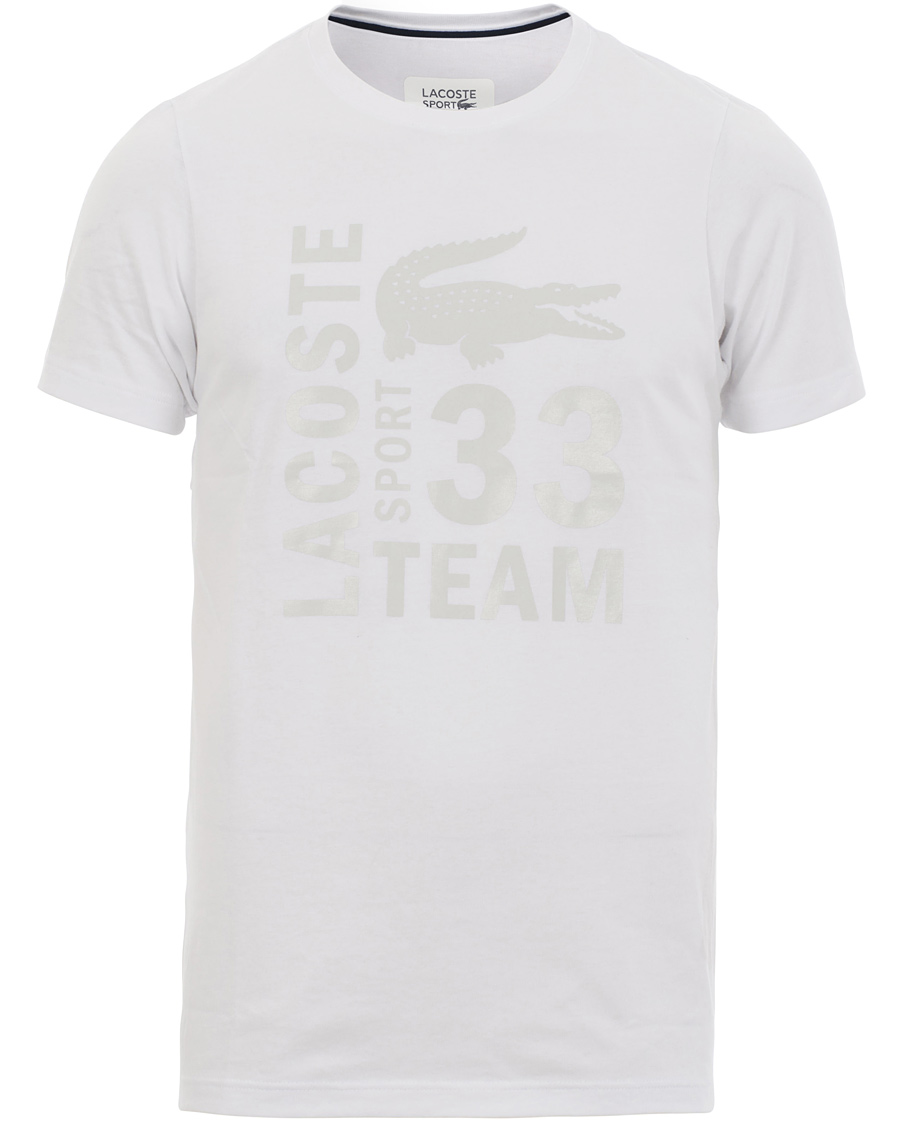 Herre | T-Shirts | Lacoste | Logo Print T-shirt White