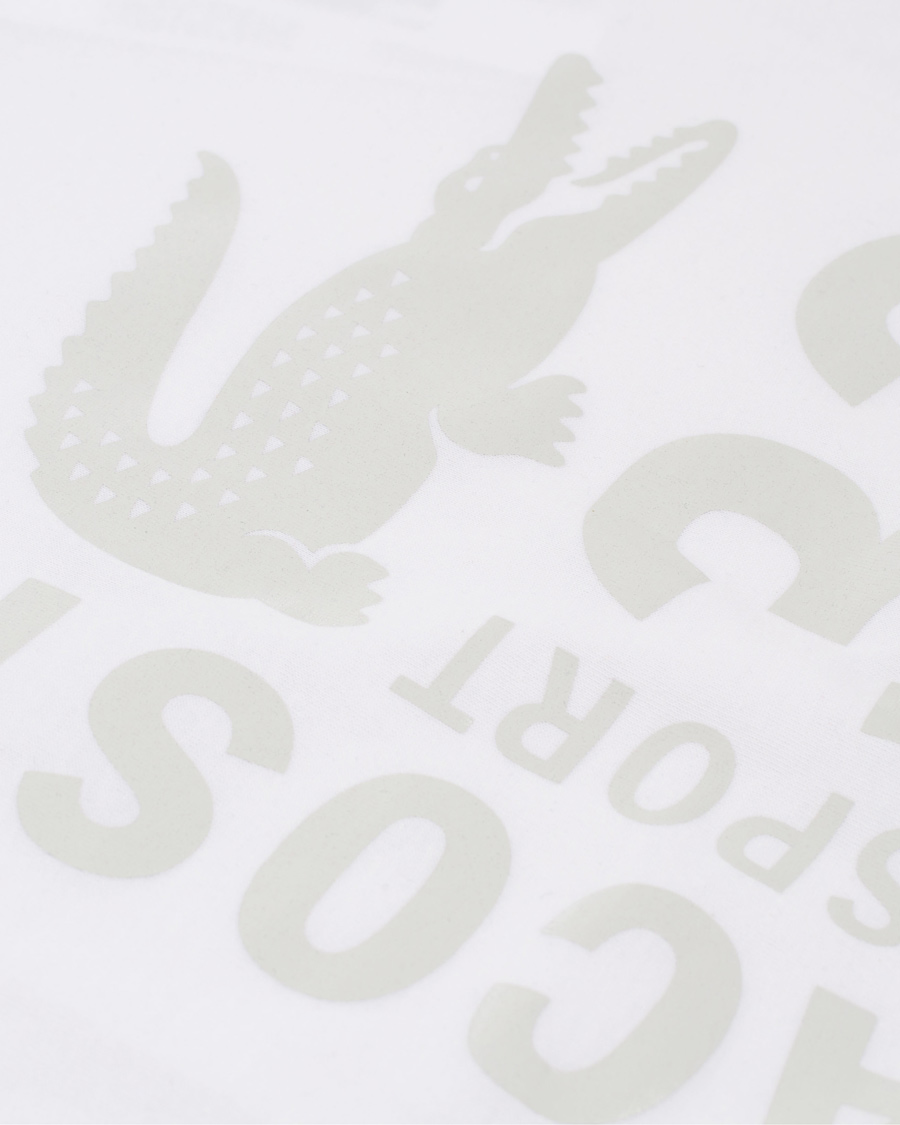 Herre | T-Shirts | Lacoste | Logo Print T-shirt White