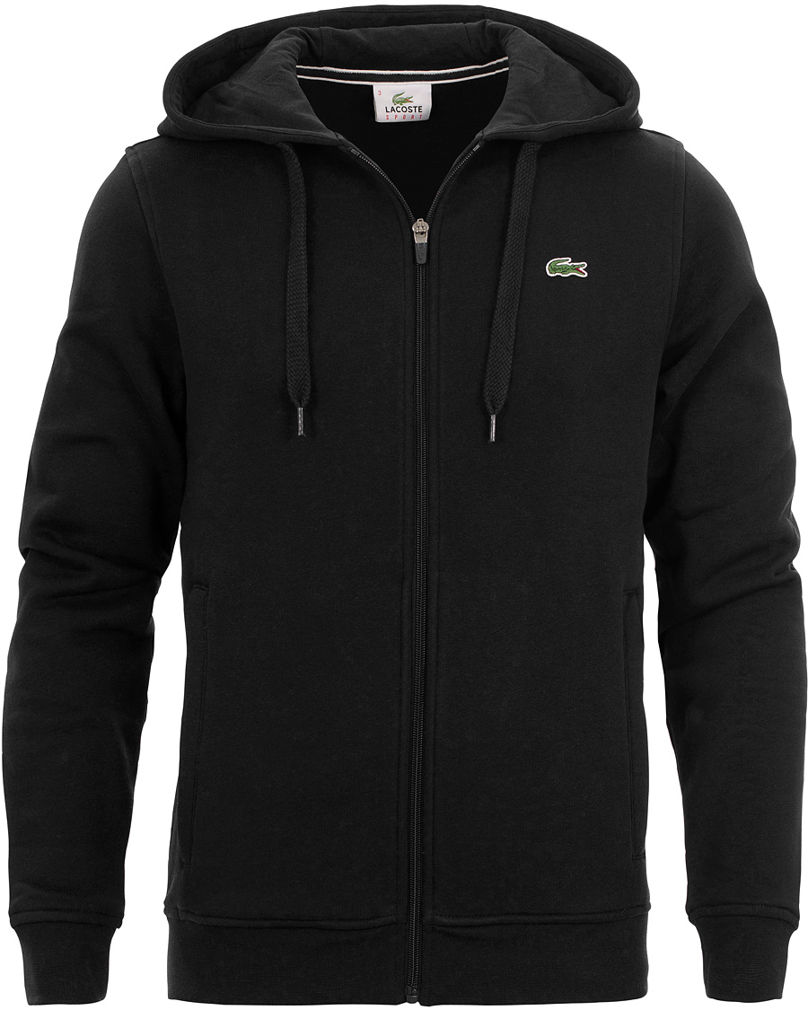 Herre | Trøjer | Lacoste | Zip Hood Sweatshirt Black