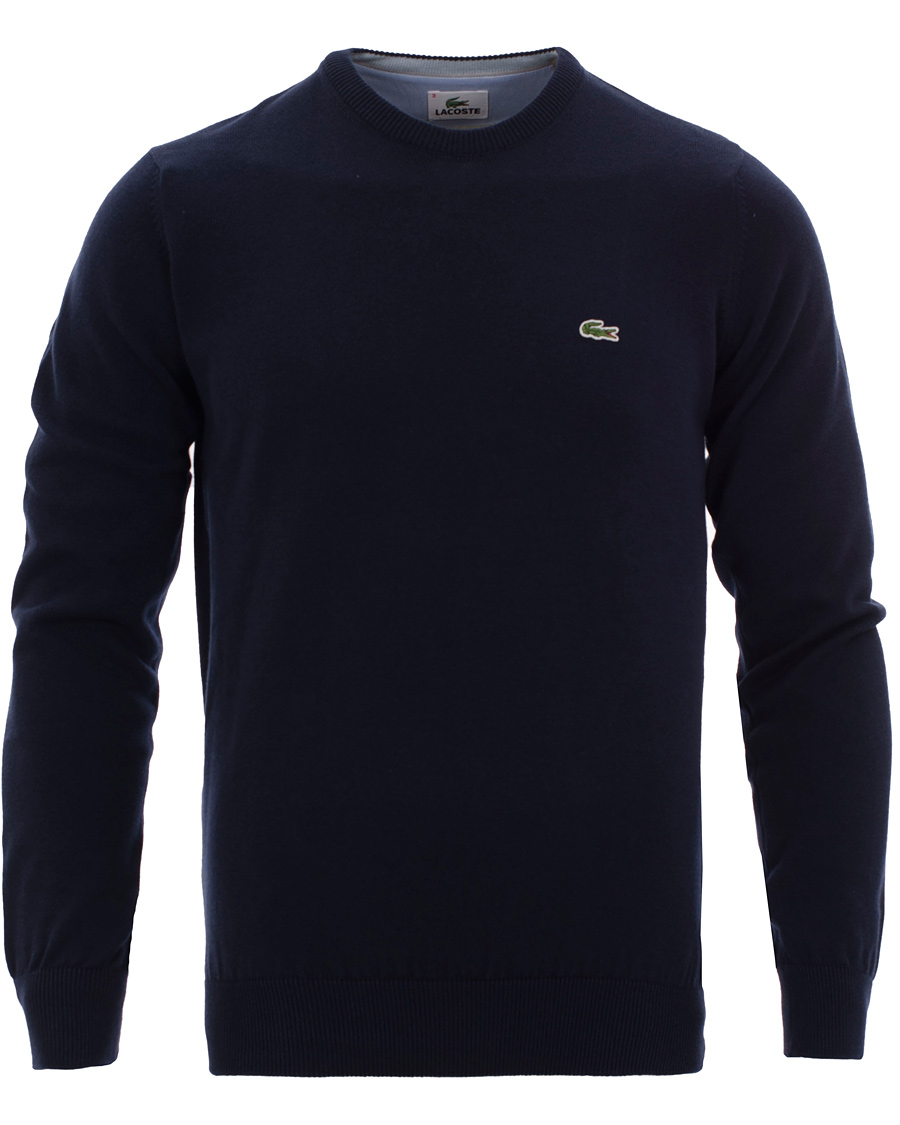 Herre | Trøjer | Lacoste | Pullover Crew-neck Navy Blue