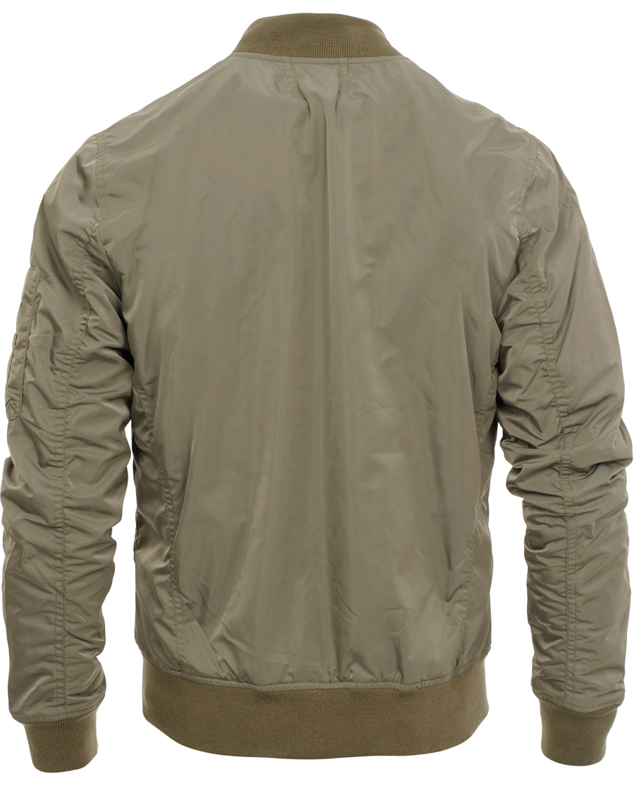 Herre | Jakker | J.Lindeberg | Marky Taff Nylon Bomber Jacket Olive Green