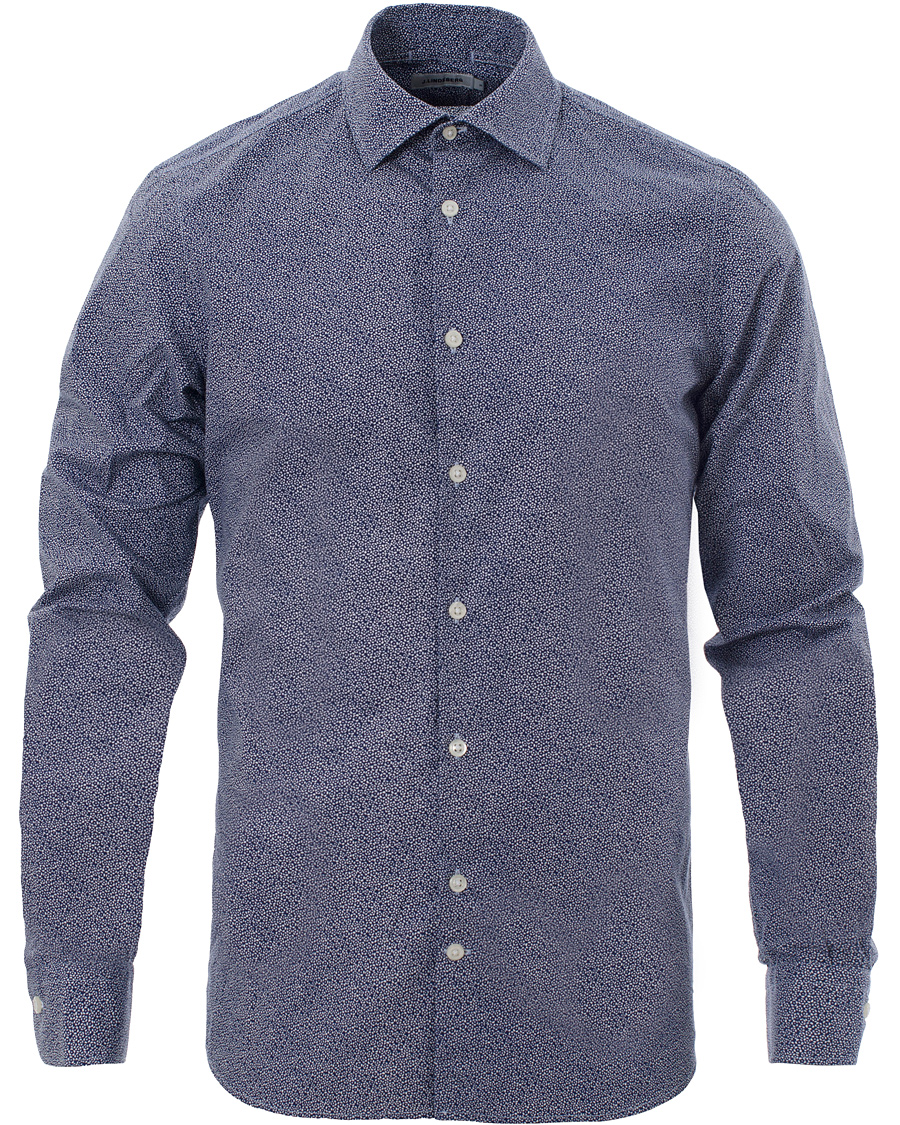 Herre | Skjorter | J.Lindeberg | Dani CA Season Print Shirt Dark Navy