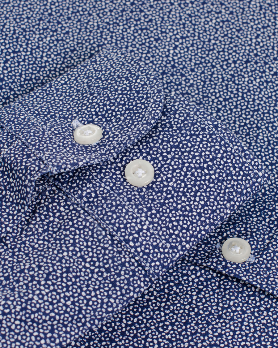 Herre | Skjorter | J.Lindeberg | Dani CA Season Print Shirt Dark Navy