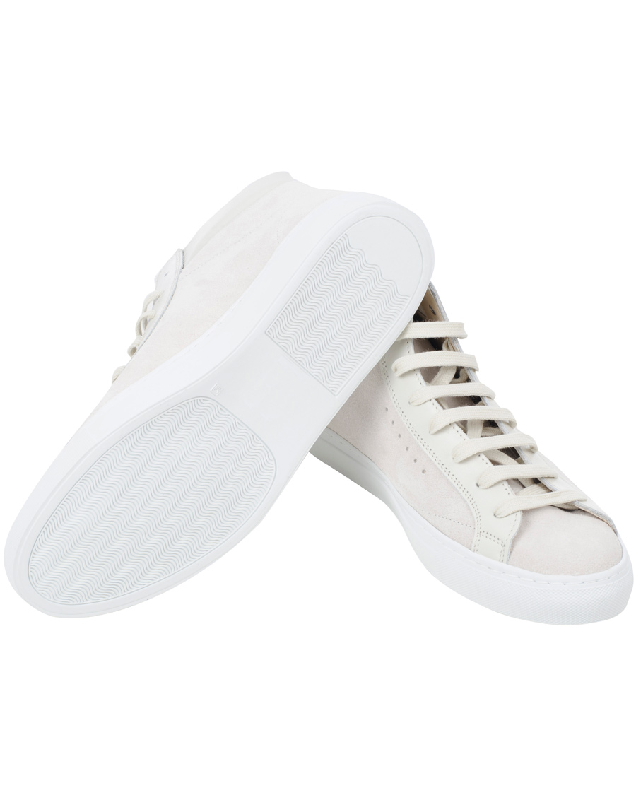 Herre | Filippa K Morgan Suede High Sport Shoe White | Filippa K | Morgan Suede High Sport Shoe White
