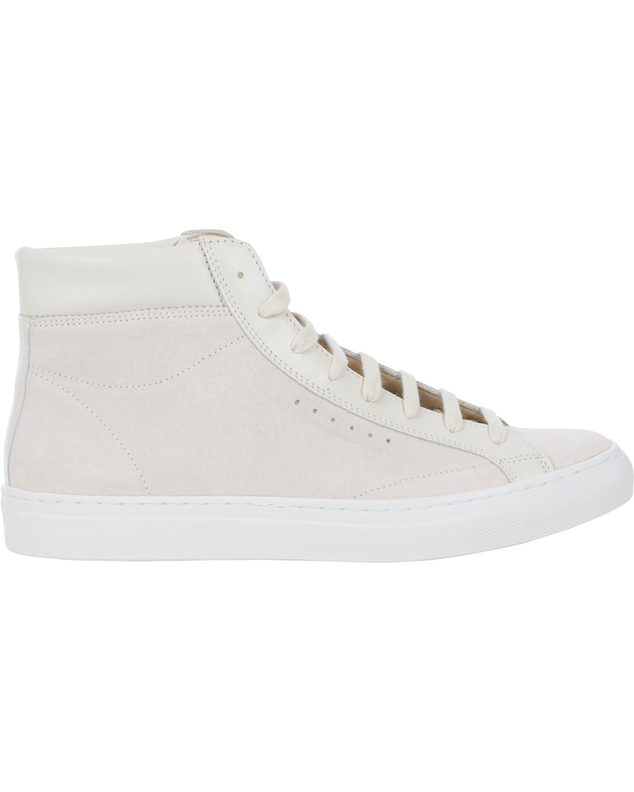 Herre | Filippa K Morgan Suede High Sport Shoe White | Filippa K | Morgan Suede High Sport Shoe White