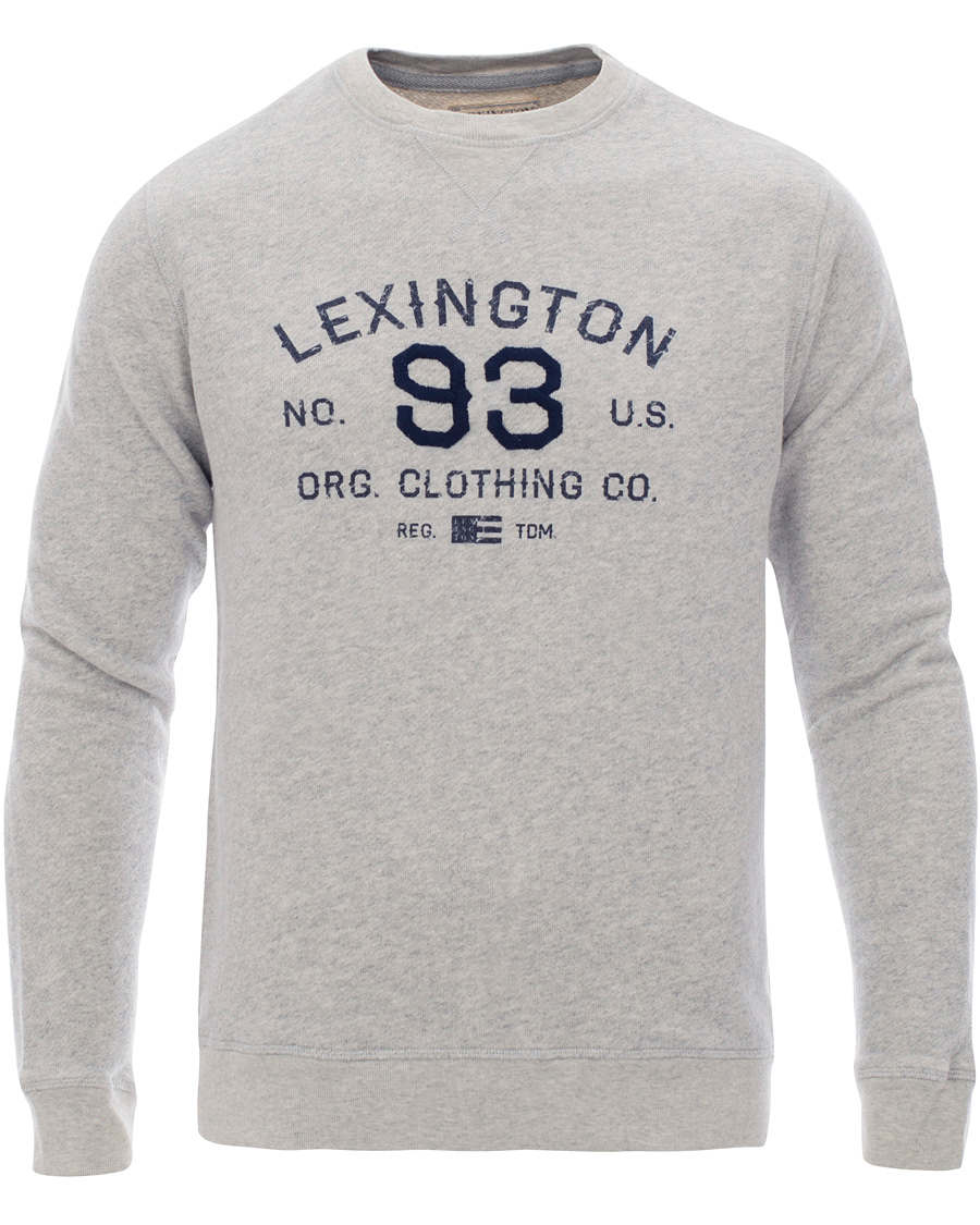 Herre | Trøjer | Lexington | Lucas Sweatshirt Light Warm Grey Melange