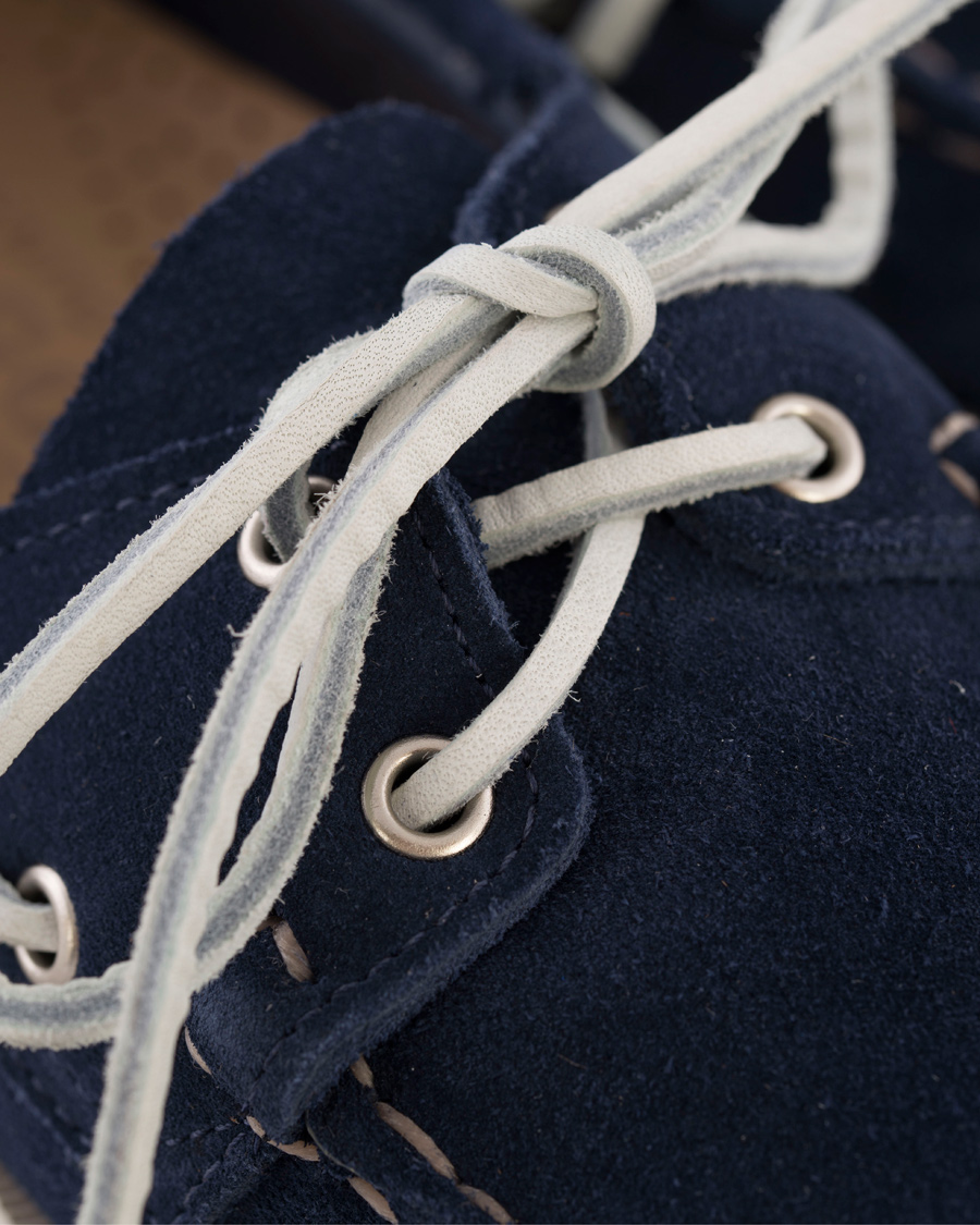 Herre | Sebago Spinnaker Navy Suede/Tan Leather | Sebago | Spinnaker Navy Suede/Tan Leather