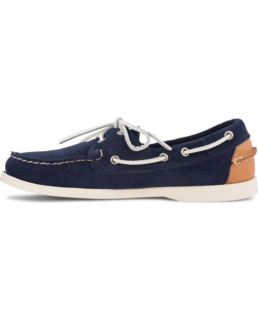 Herre | Sebago Spinnaker Navy Suede/Tan Leather | Sebago | Spinnaker Navy Suede/Tan Leather
