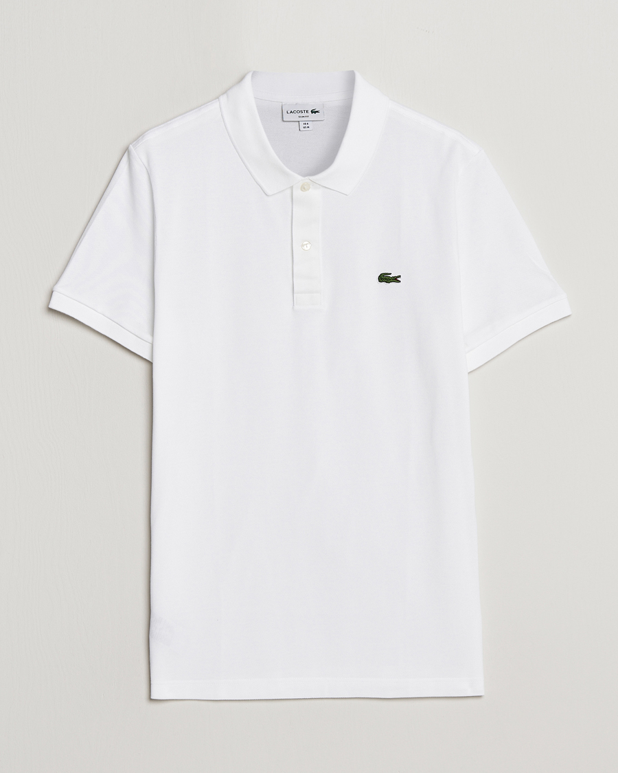 Herre | Polotrøjer | Lacoste | Slim Fit Polo Piké White