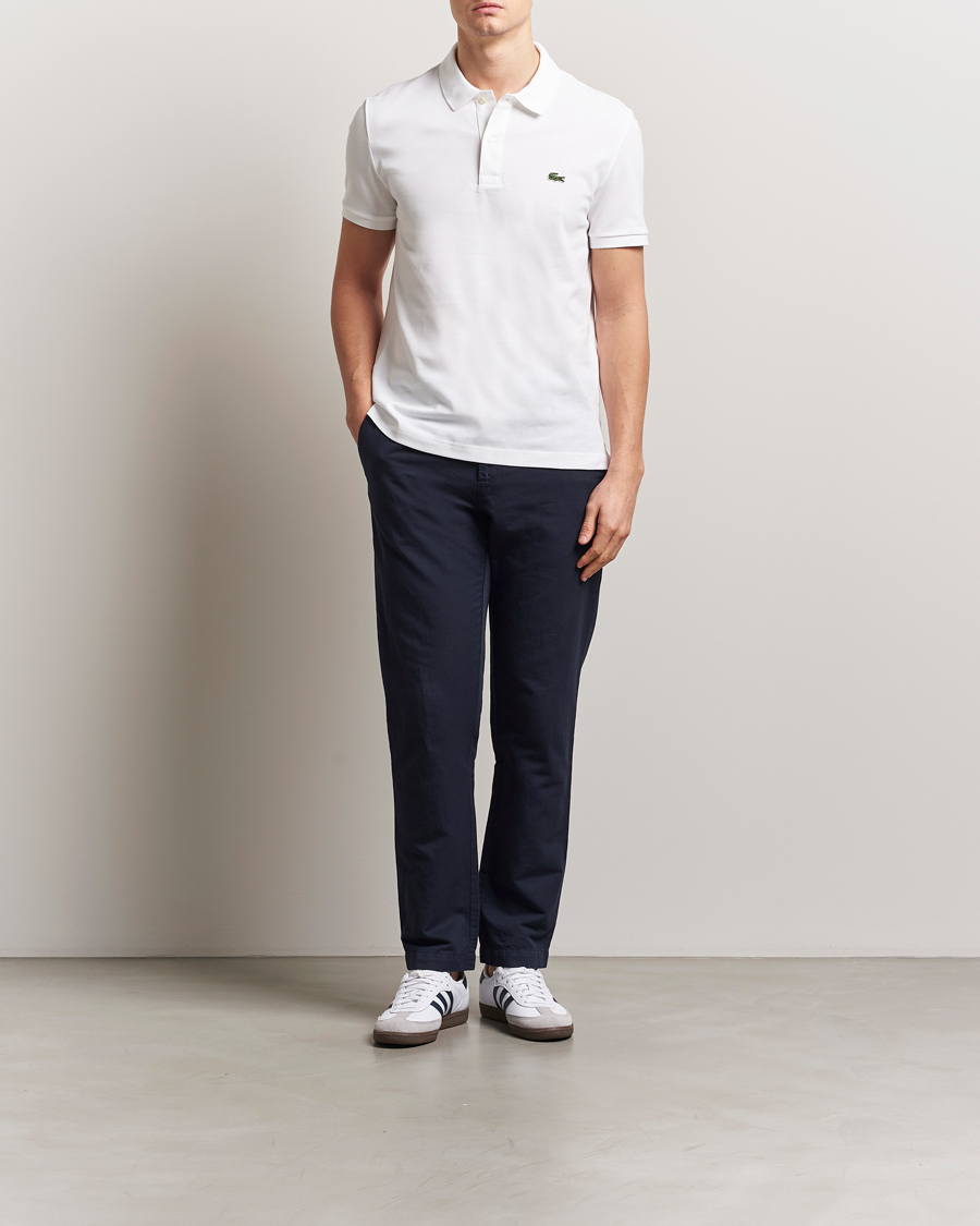 Herre | Polotrøjer | Lacoste | Slim Fit Polo Piké White