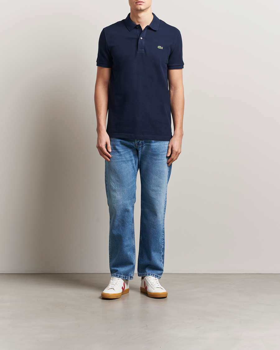 Herre | Polotrøjer | Lacoste | Slim Fit Polo Piké Navy Blue