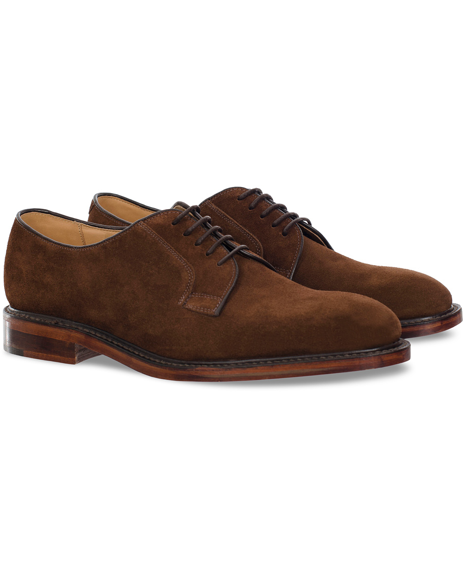 Herre | Loake 1880 Perth Derby Dark Brown Suede | Loake 1880 | Perth Derby Dark Brown Suede