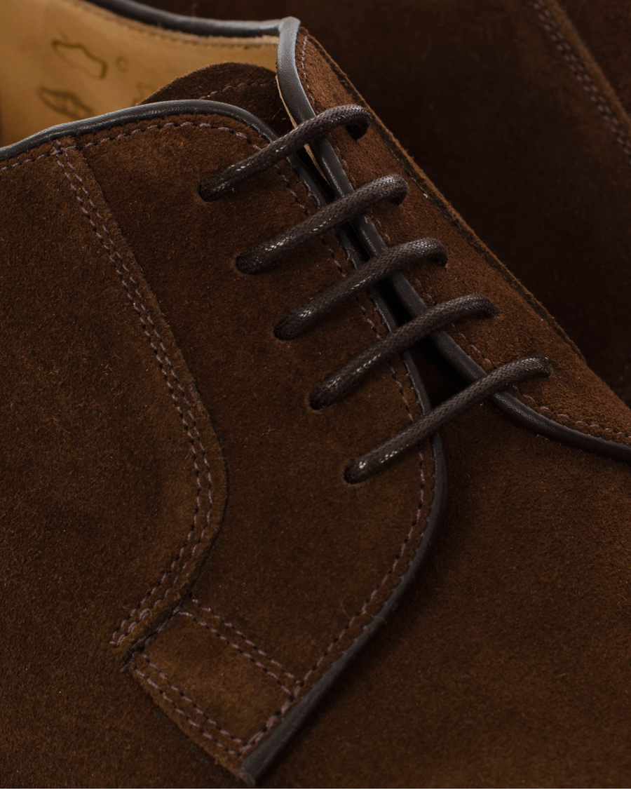 Herre | Loake 1880 Perth Derby Dark Brown Suede | Loake 1880 | Perth Derby Dark Brown Suede