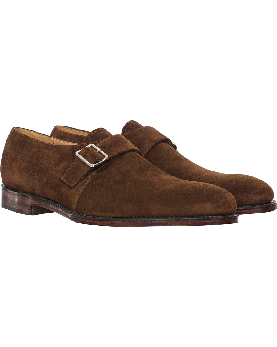 Herre | Loake 1880 MTO Islington Single Monkstrap Brown Suede | Loake 1880 | MTO Islington Single Monkstrap Brown Suede