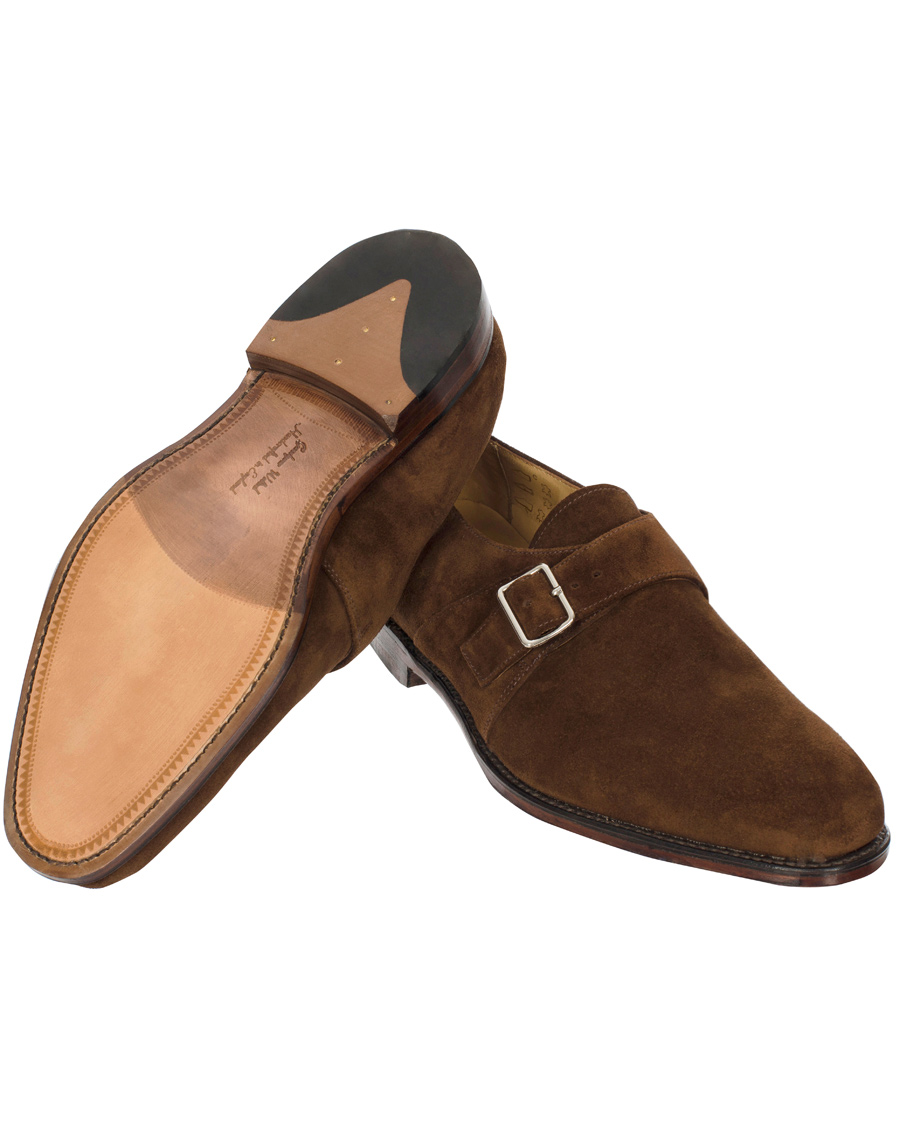 Herre | Loake 1880 MTO Islington Single Monkstrap Brown Suede | Loake 1880 | MTO Islington Single Monkstrap Brown Suede