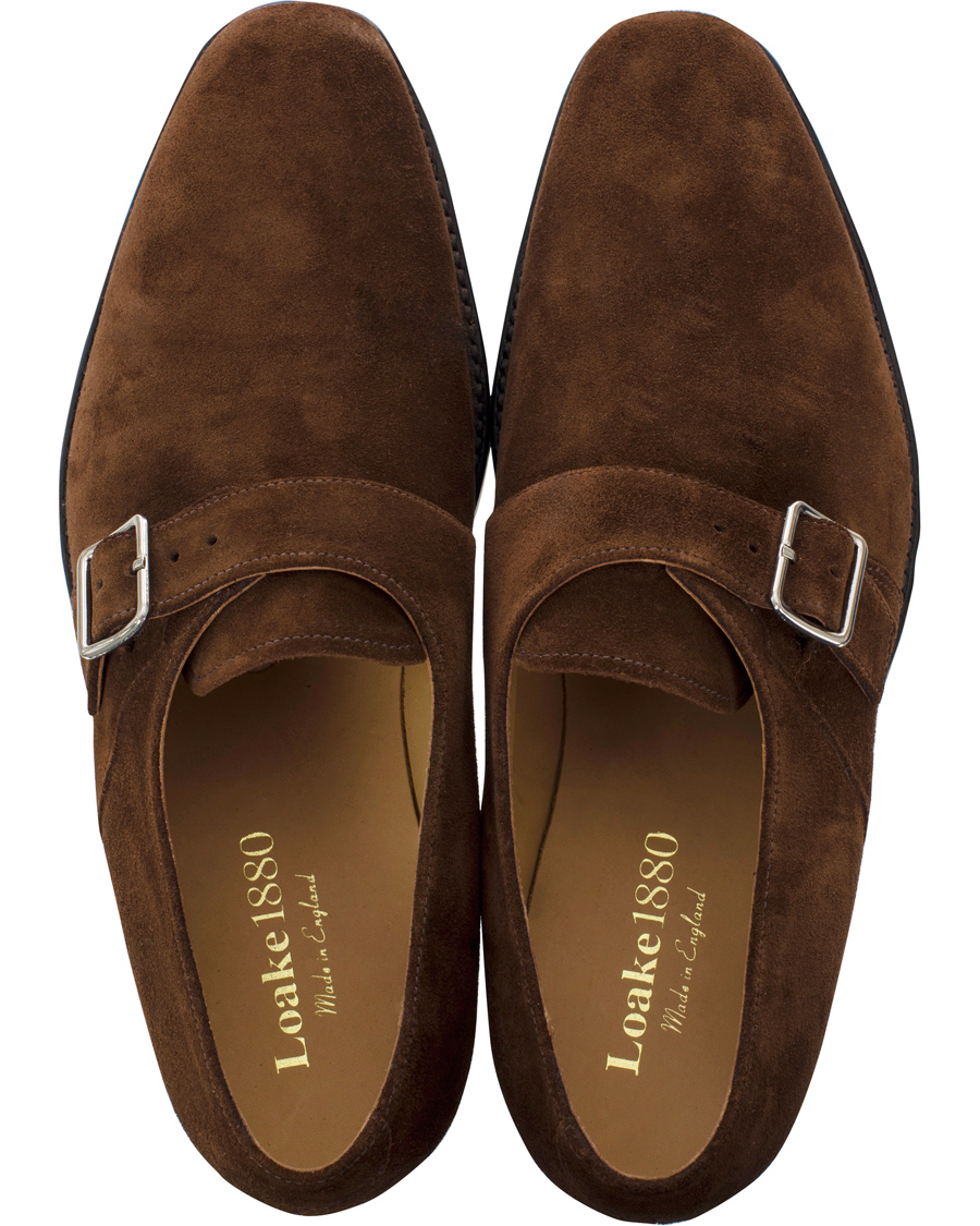 Herre | Loake 1880 MTO Islington Single Monkstrap Brown Suede | Loake 1880 | MTO Islington Single Monkstrap Brown Suede