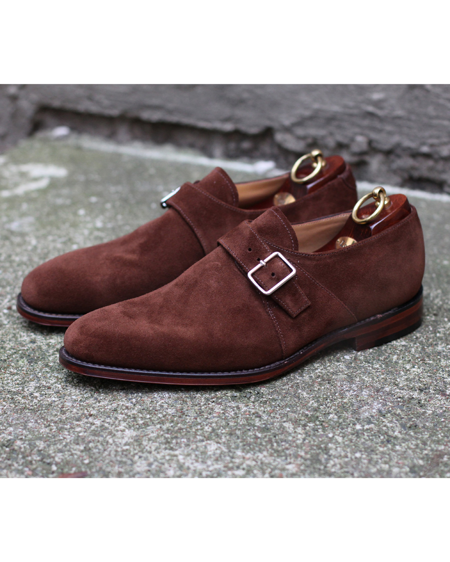 Herre | Loake 1880 MTO Islington Single Monkstrap Brown Suede | Loake 1880 | MTO Islington Single Monkstrap Brown Suede