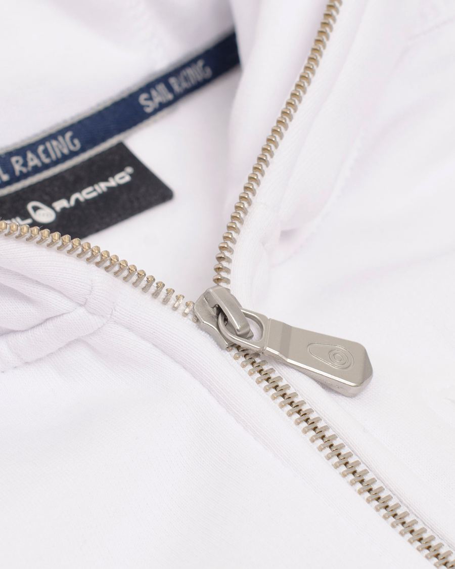 Herre | Trøjer | Sail Racing | Zip Hood Sweatshirt White