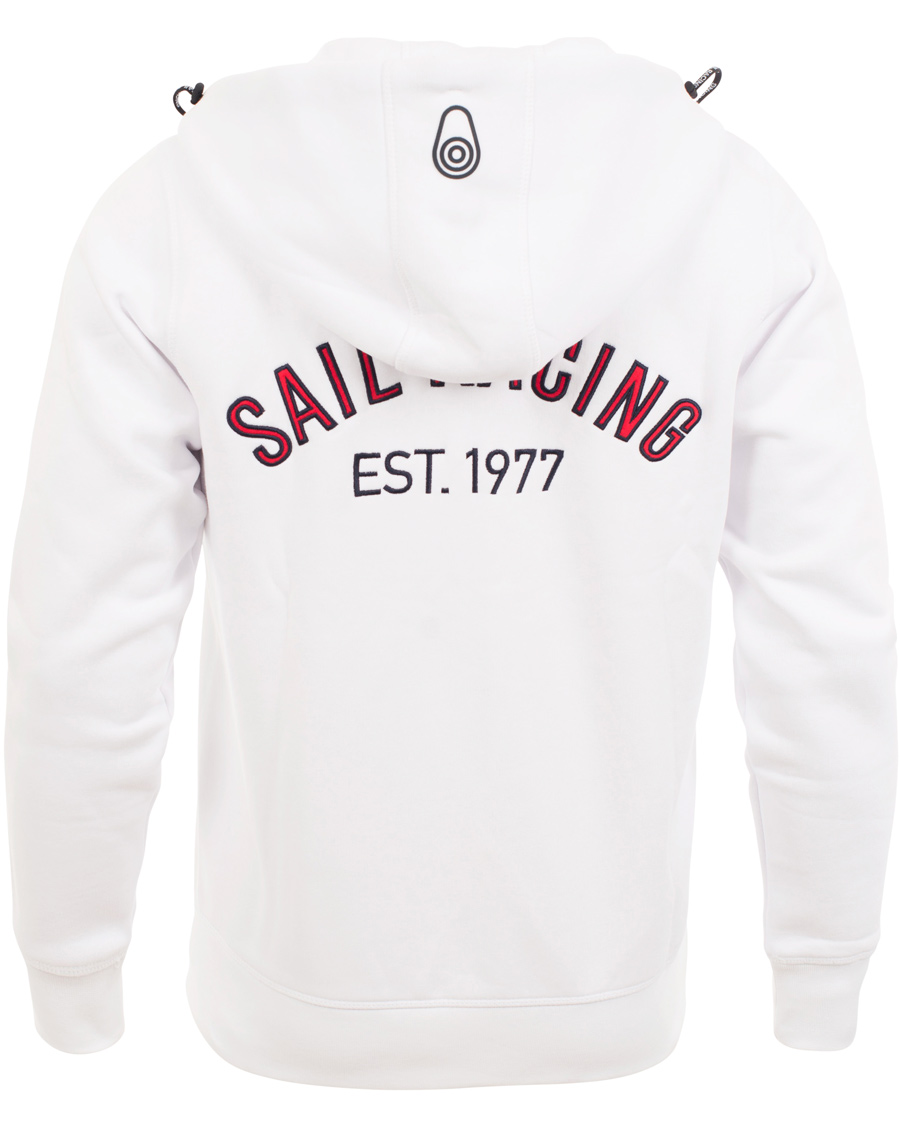 Herre | Trøjer | Sail Racing | Zip Hood Sweatshirt White