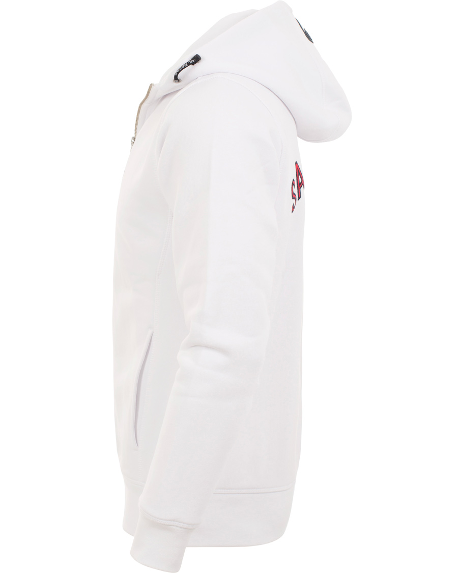 Herre | Trøjer | Sail Racing | Zip Hood Sweatshirt White