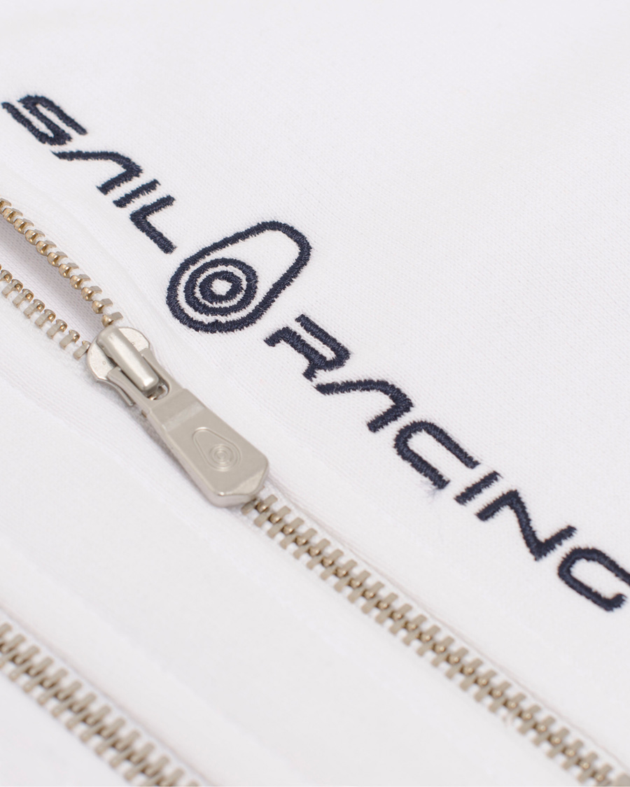 Herre | Trøjer | Sail Racing | Zip Hood Sweatshirt White