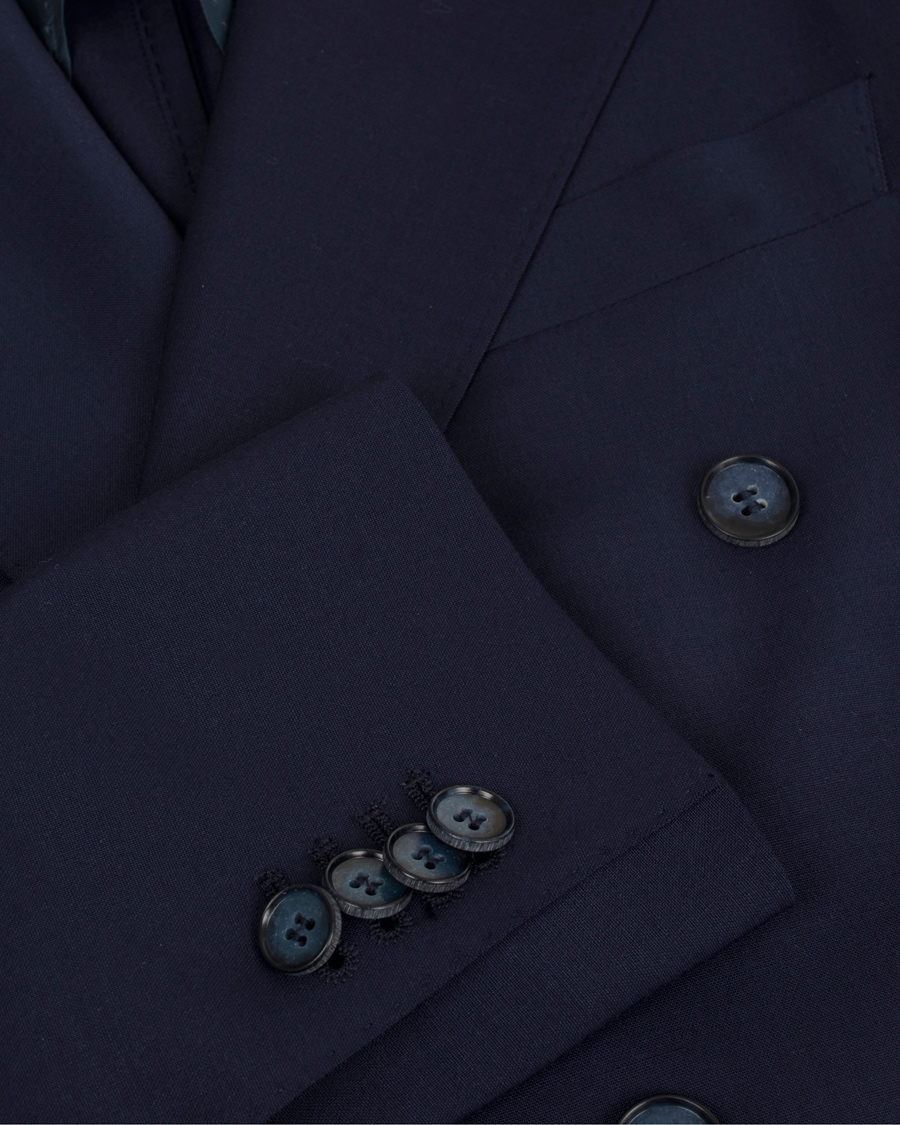 Herre | Blazere & jakker | Oscar Jacobson | Erik Double Breasted Blazer Napoli Blue