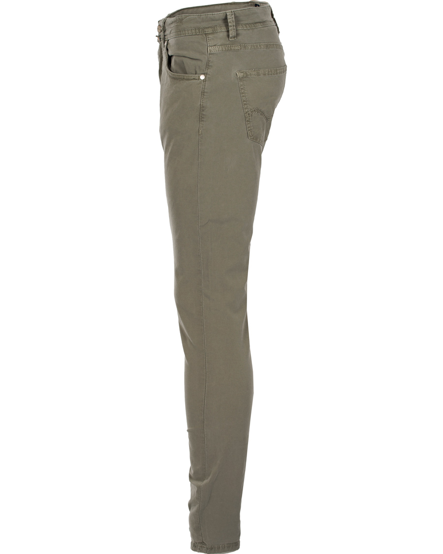 Herre | Bukser | Morris | James Canvas 5-Pocket Washed Olive