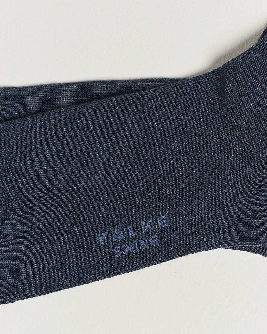 Herre | Undertøj | Falke | Swing 2-Pack Socks Blue Melange