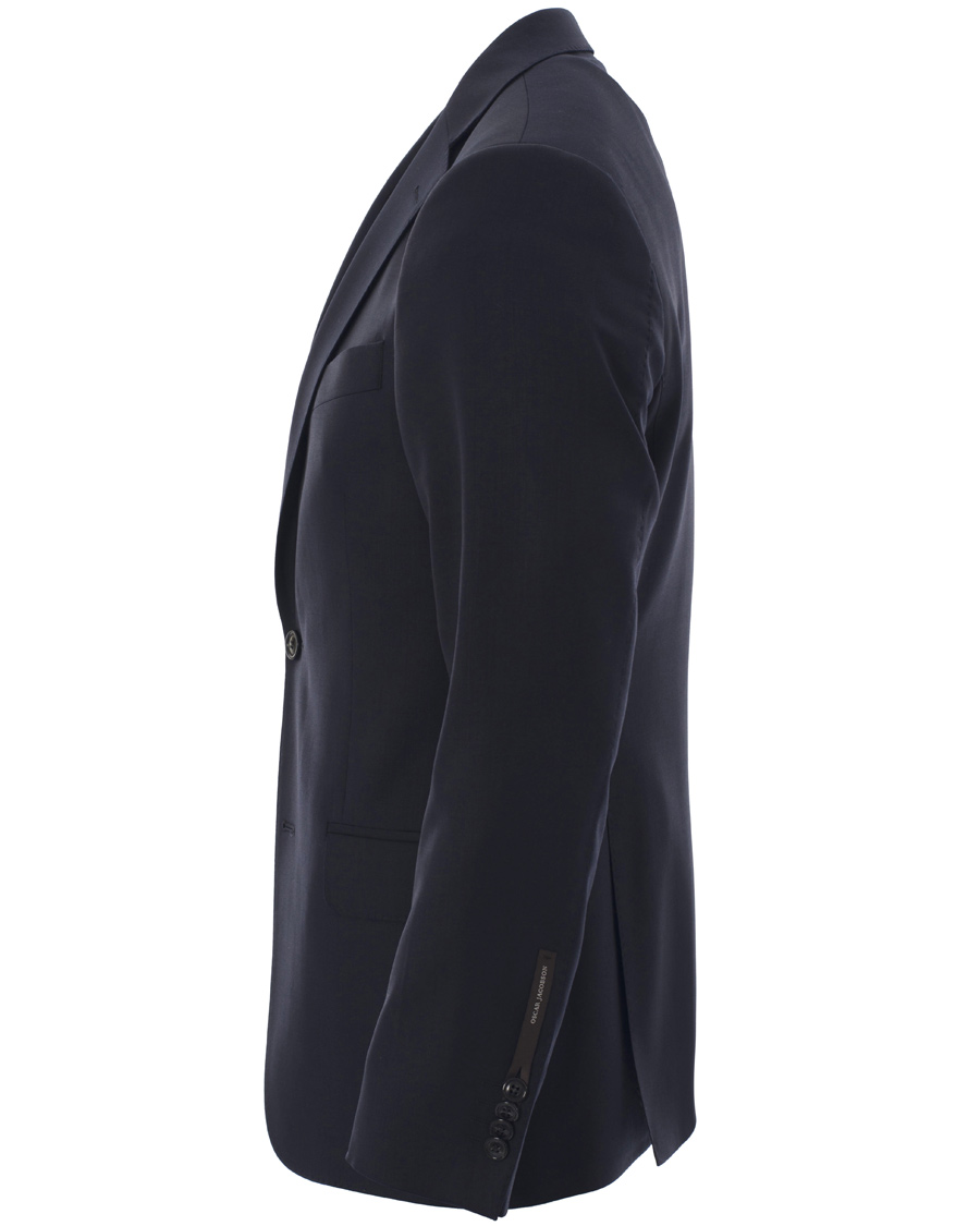 Herre | Blazere & jakker | Oscar Jacobson | Edmund Wool/Stretch Blazer Navy 54