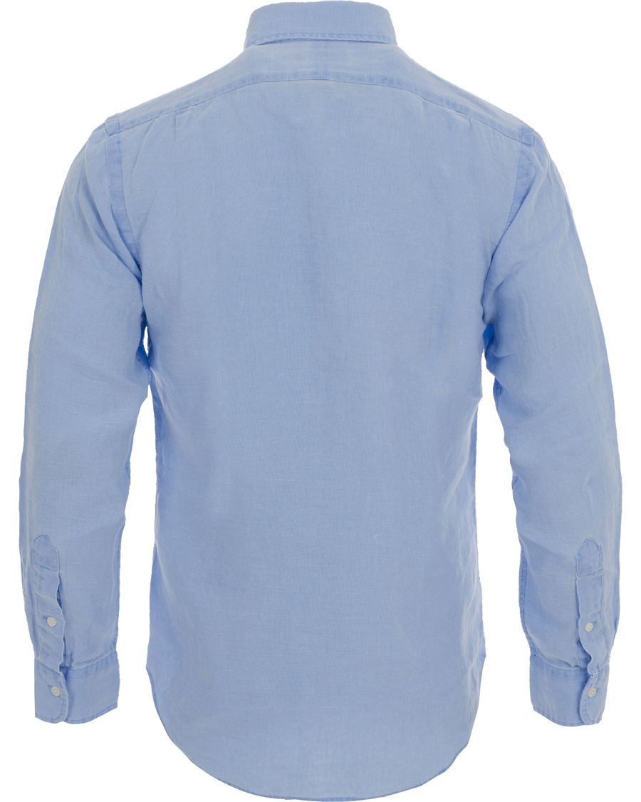 Herre | Skjorter | Polo Ralph Lauren | Slim Fit Estate Linen Shirt Blue