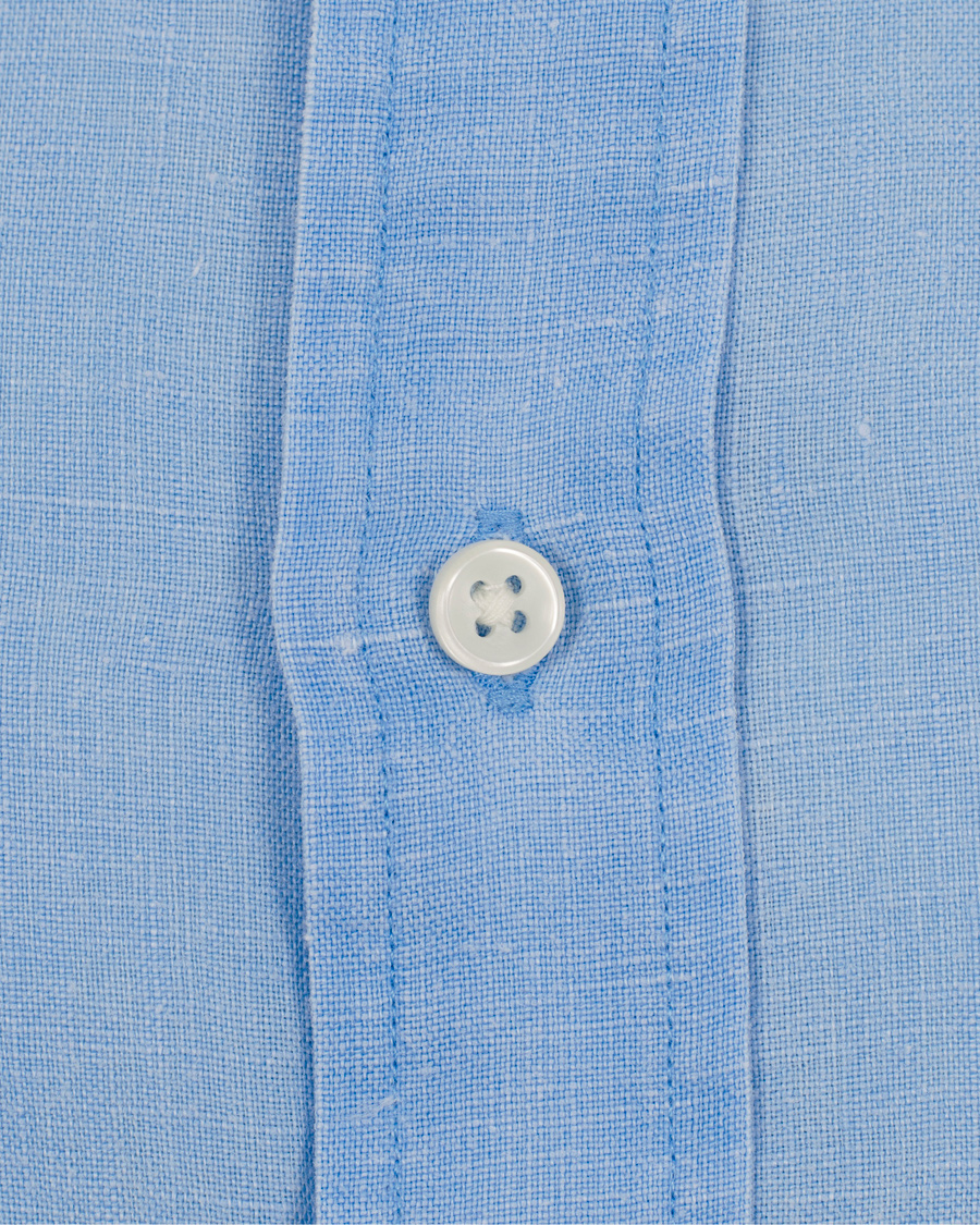 Herre | Skjorter | Polo Ralph Lauren | Slim Fit Estate Linen Shirt Blue