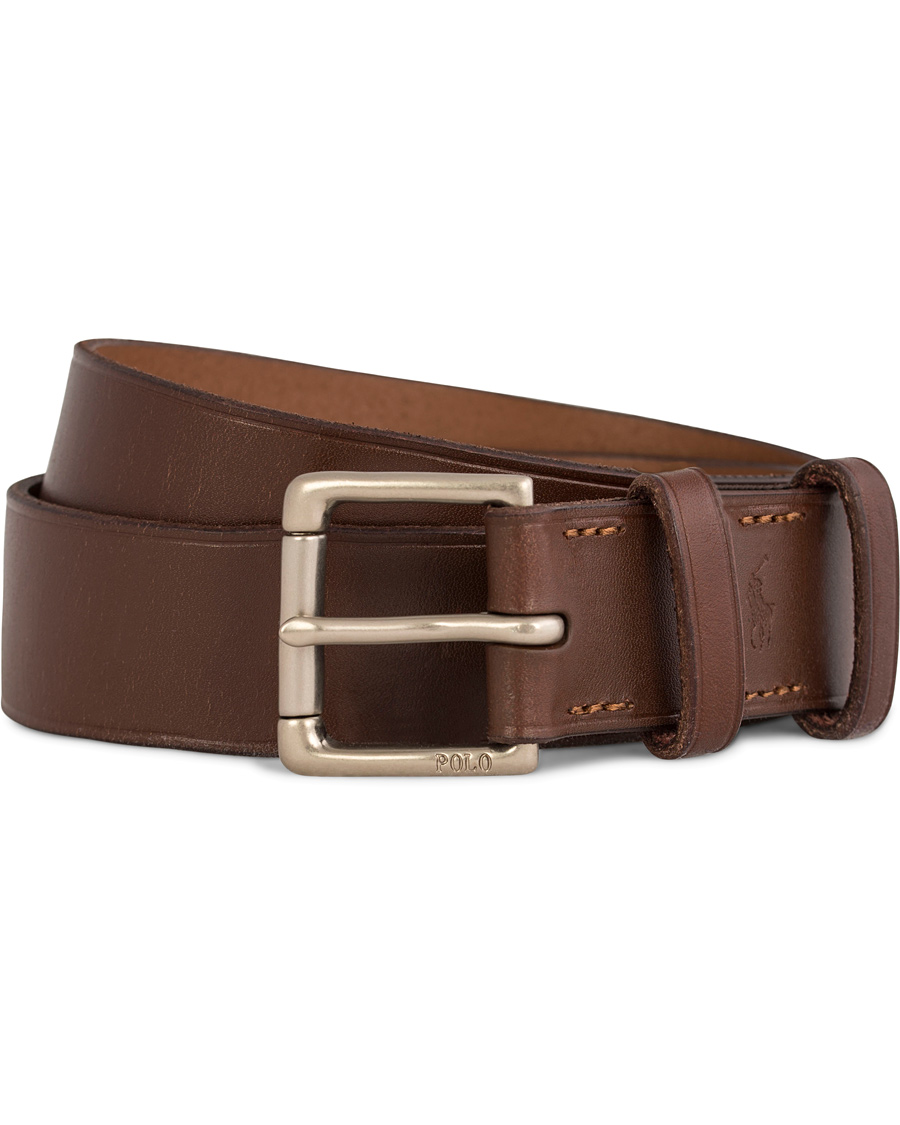 Herre | Polo Ralph Lauren David Leather Belt 3 cm Tan | Polo Ralph Lauren | David Leather Belt 3 cm Tan
