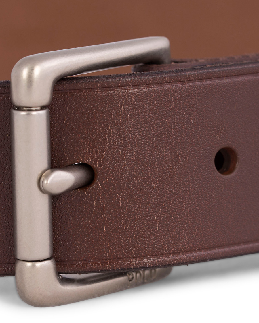Herre | Polo Ralph Lauren David Leather Belt 3 cm Tan | Polo Ralph Lauren | David Leather Belt 3 cm Tan