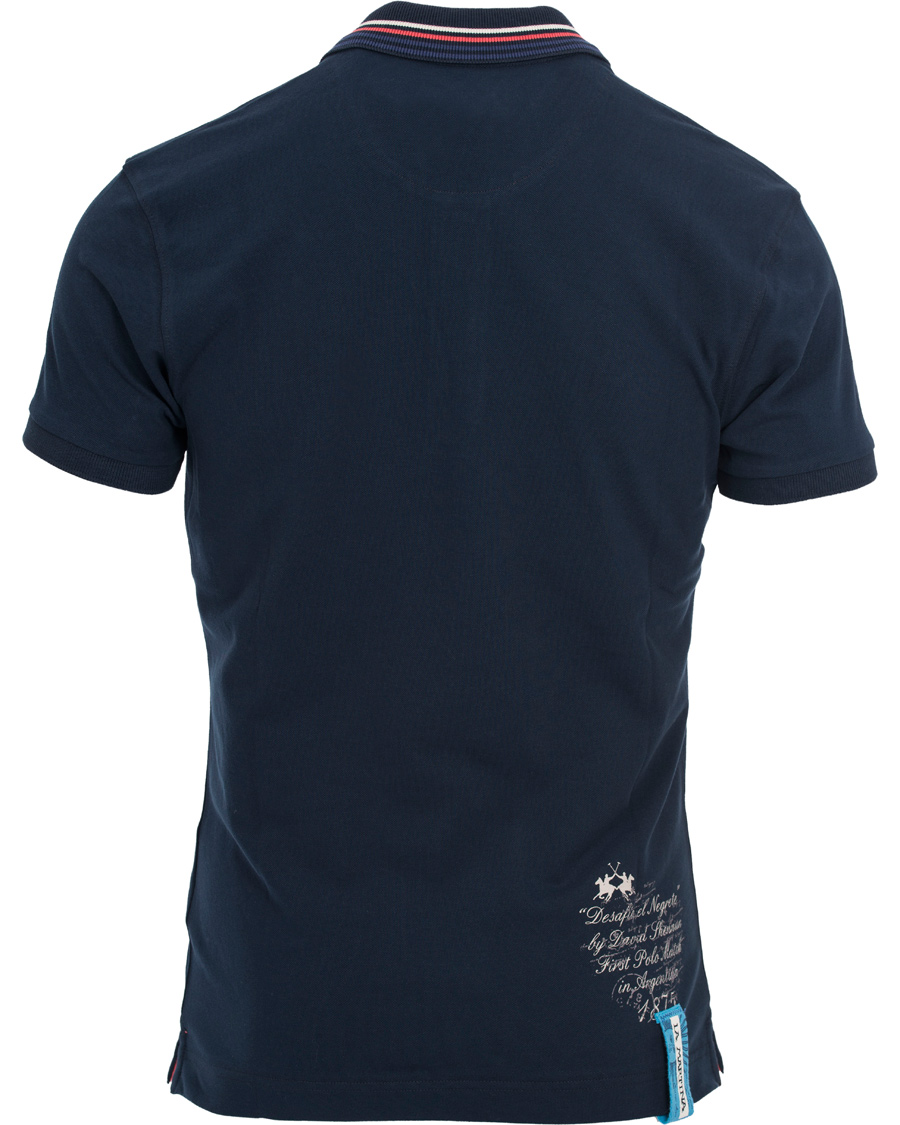 Herre | Polotrøjer | La Martina | Logo Polo Piqué Navy