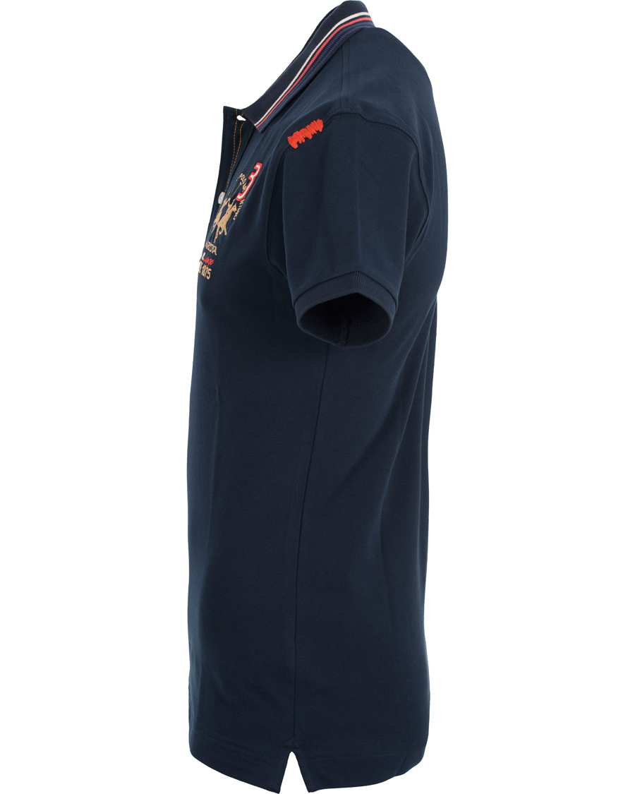Herre | Polotrøjer | La Martina | Logo Polo Piqué Navy