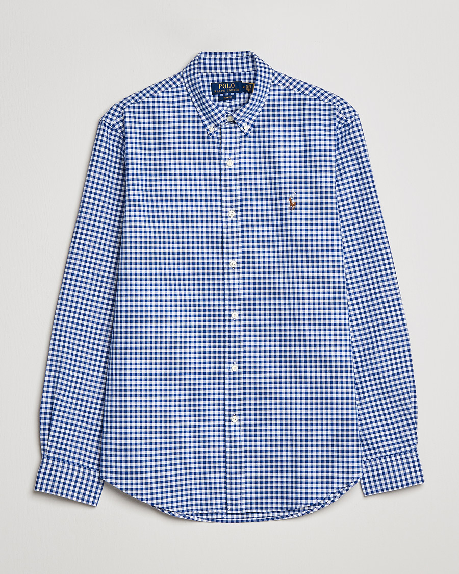 Herre | Oxfordskjorter | Polo Ralph Lauren | Slim Fit Shirt Oxford Blue/White Gingham