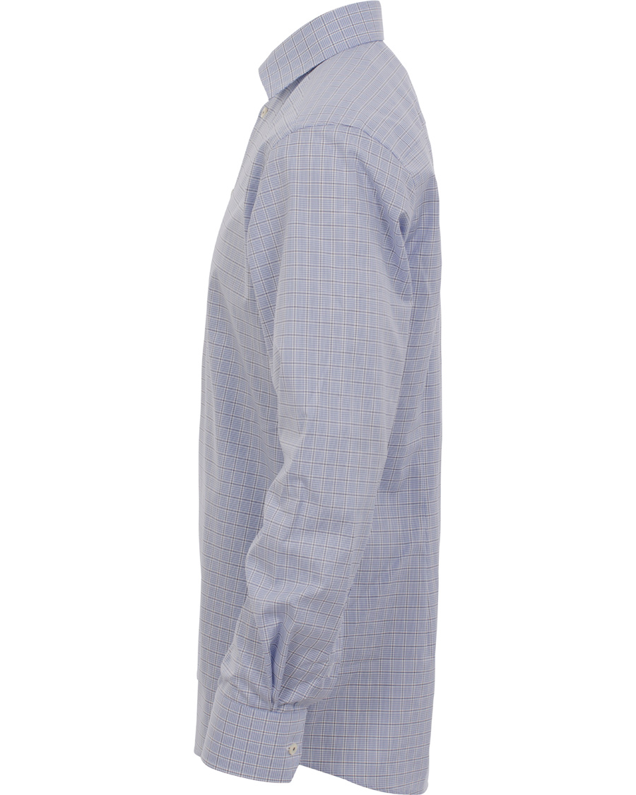 Herre | Skjorter | Eton | Contemporary Fit Shirt Red Ribbon Check Blue