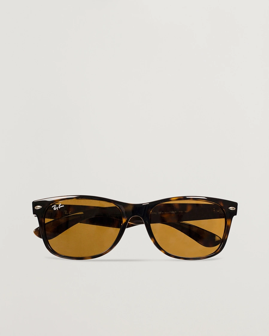Herre | Solbriller | Ray-Ban | New Wayfarer Sunglasses Light Havana/Crystal Brown