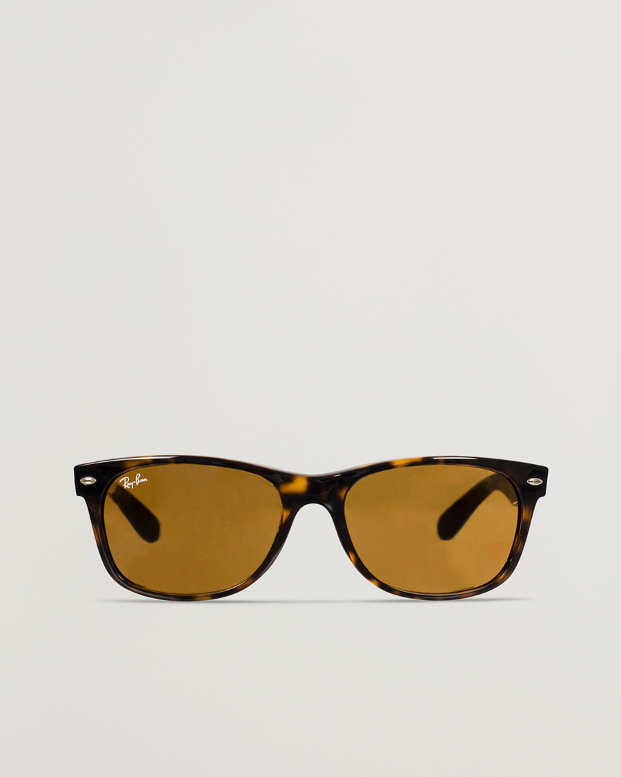 Herre | Solbriller | Ray-Ban | New Wayfarer Sunglasses Light Havana/Crystal Brown