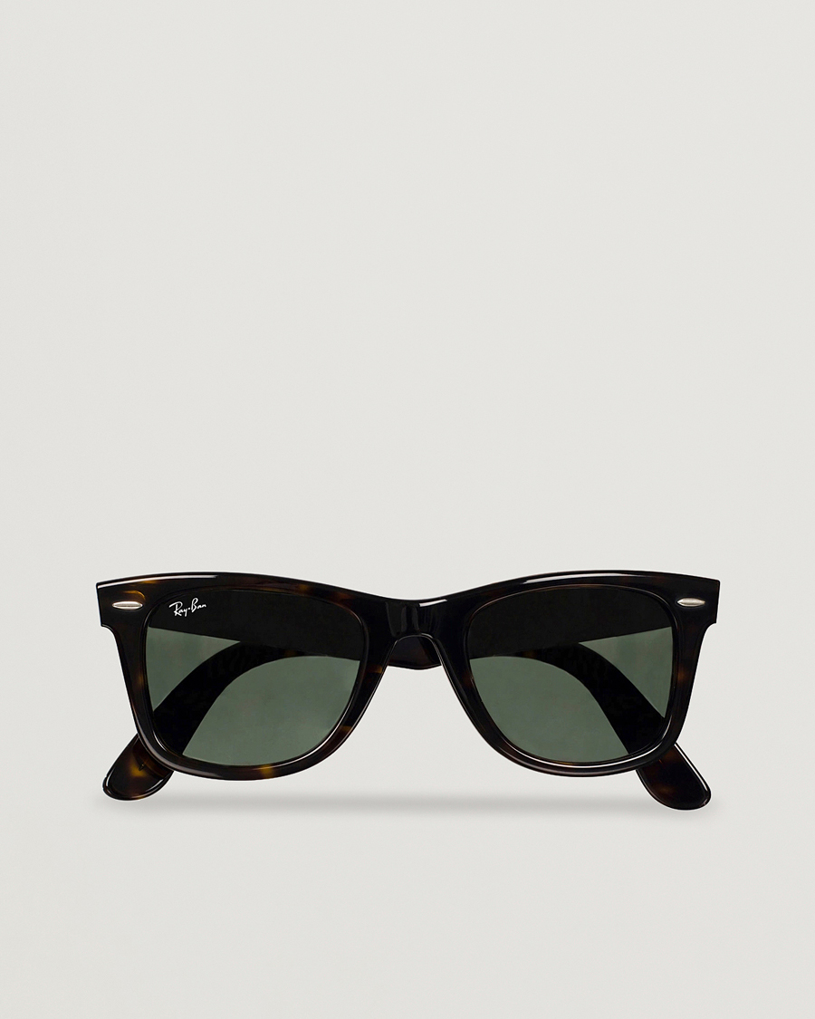 chant hvor ofte diskret Ray-Ban Original Wayfarer Sunglasses Black/Crystal Green - CareOfCarl.dk