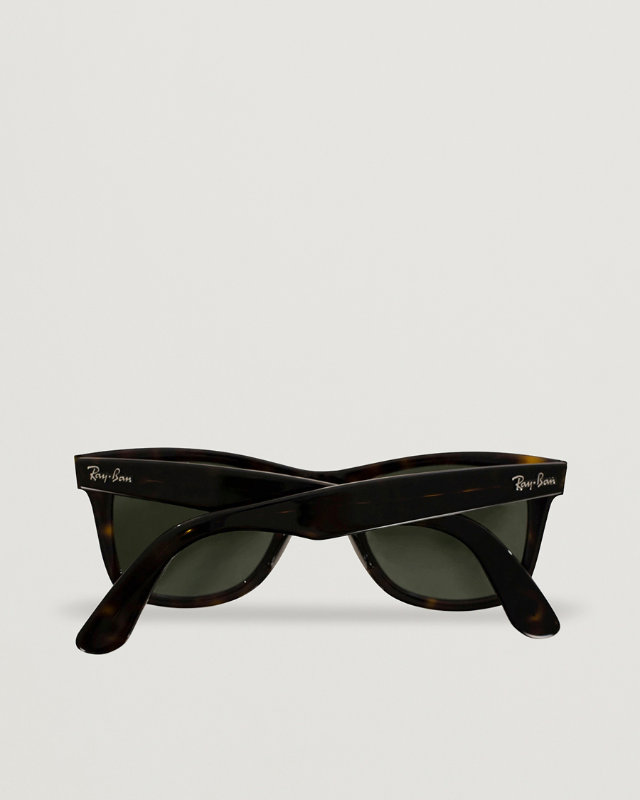 Ray-Ban Original Wayfarer Sunglasses Tortoise/Crystal Green -