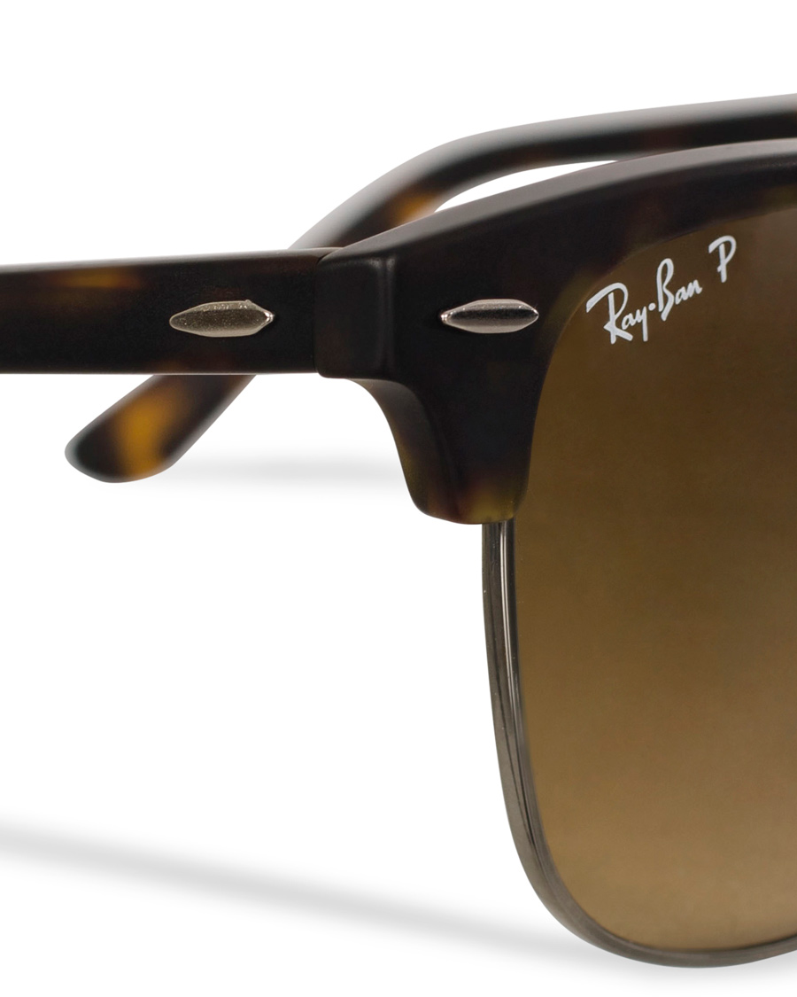 Herre | Ray-Ban Clubmaster Folding Polarized Sunglasses Havana/Brown | Ray-Ban | Clubmaster Folding Polarized Sunglasses Havana/Brown