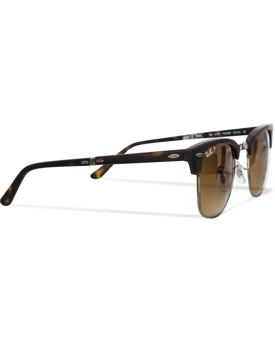 Herre | Ray-Ban Clubmaster Folding Polarized Sunglasses Havana/Brown | Ray-Ban | Clubmaster Folding Polarized Sunglasses Havana/Brown