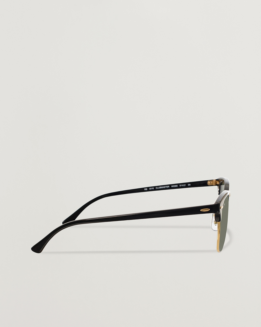 Ray Ban Clubmaster Sunglasses Ebony Crystal Green Careofcarl Dk
