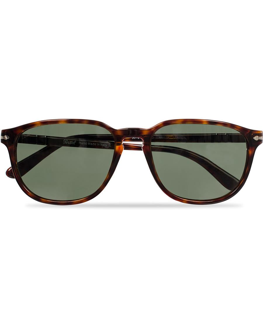 Herre | Persol PO3019S Sunglasses Havana/Crystal Green | Persol | PO3019S Sunglasses Havana/Crystal Green
