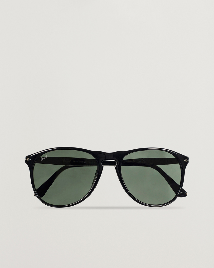 Herre |  | Persol | 0PO9649S Sunglasses Black/Crystal Green