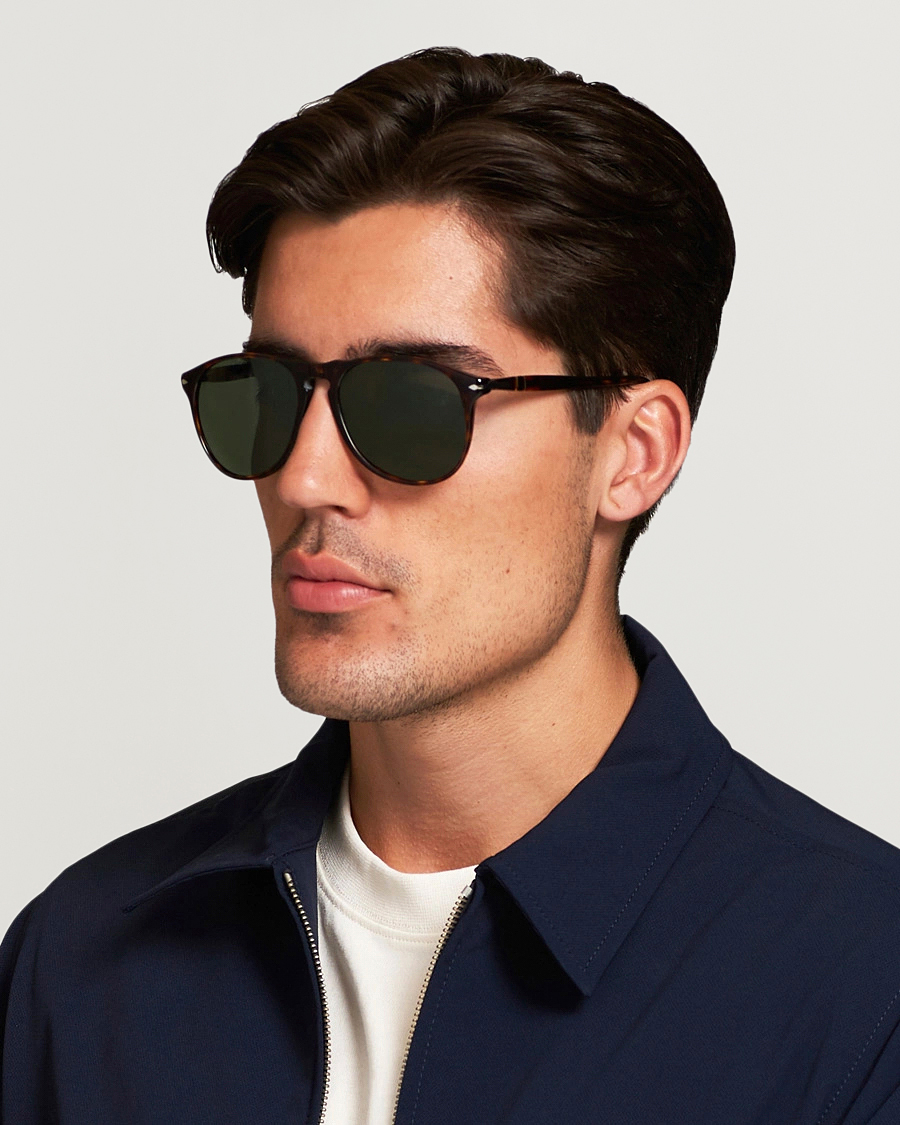 Herre |  | Persol | 0PO9649S Sunglasses Havana/Crystal Green